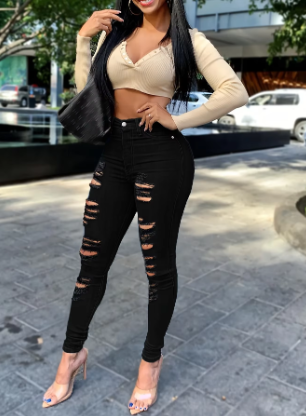 Women Ripped Jeans