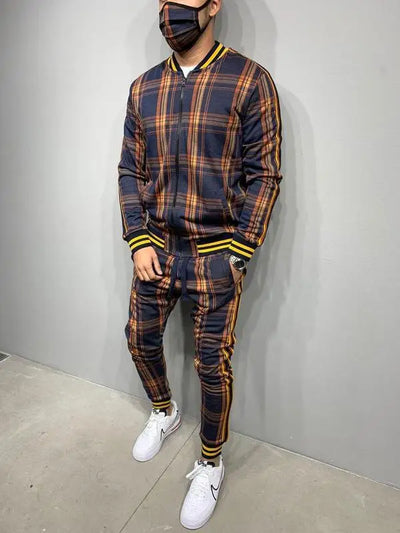 Men Pattern Tracksuit