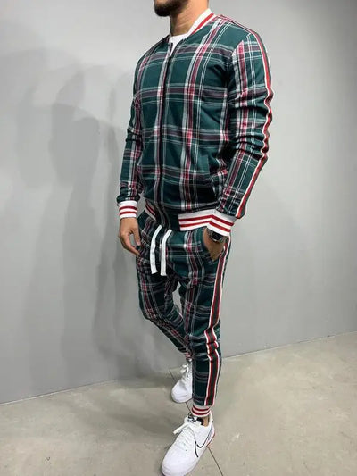 Men Pattern Tracksuit