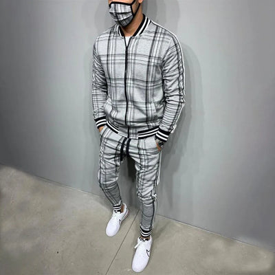 Men Pattern Tracksuit