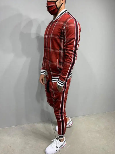 Men Pattern Tracksuit