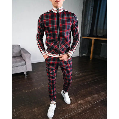 Men Pattern Tracksuit