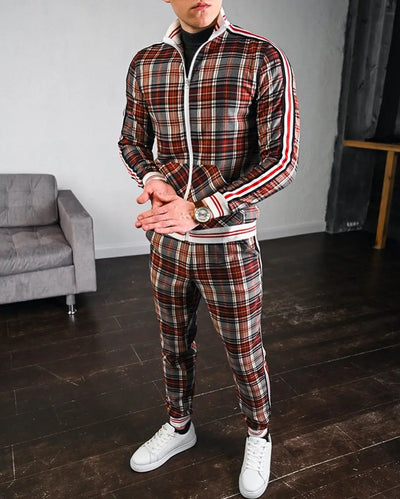 Men Pattern Tracksuit