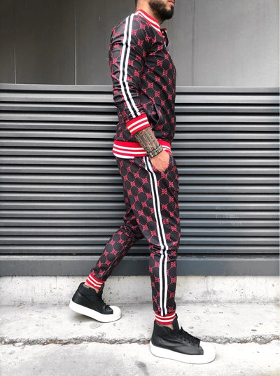 Men Pattern Tracksuit