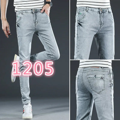 Men Rivet Jeans