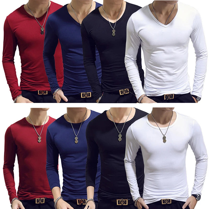 Men V Neck Top