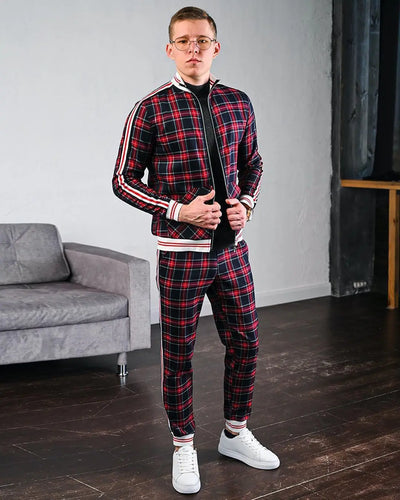 Men Pattern Tracksuit