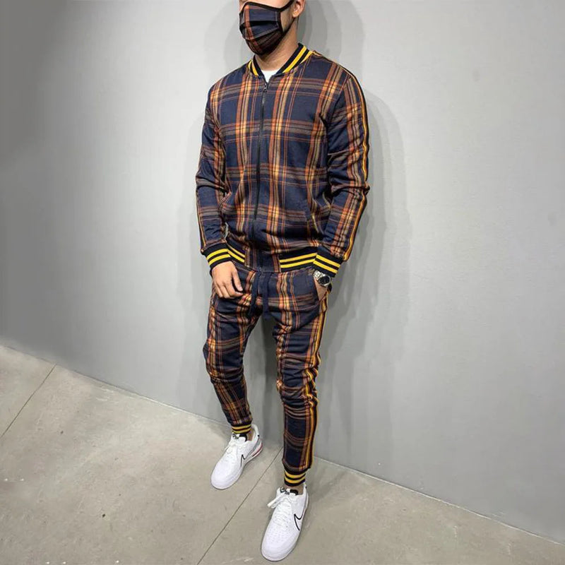 Men Pattern Tracksuit