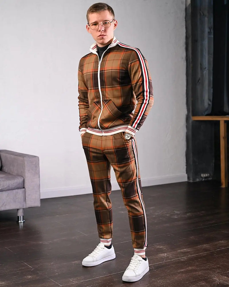 Men Pattern Tracksuit