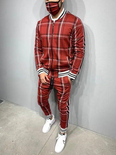 Men Pattern Tracksuit