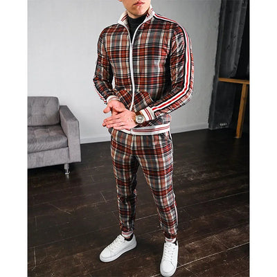 Men Pattern Tracksuit