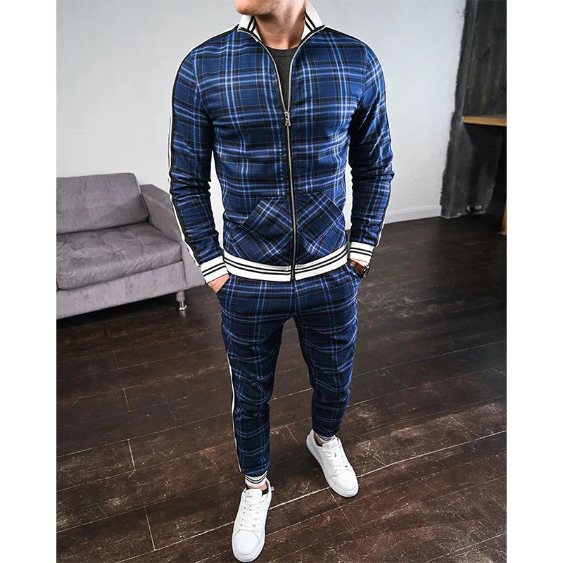 Men Pattern Tracksuit