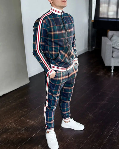 Men Pattern Tracksuit