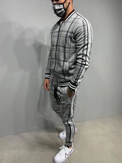 Men Pattern Tracksuit