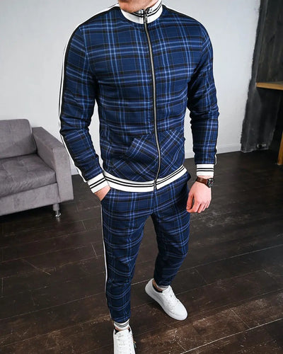 Men Pattern Tracksuit