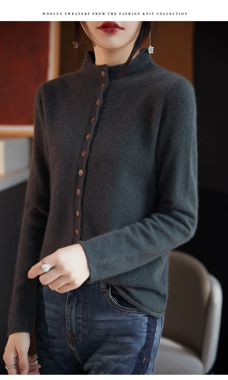 Women Wool Cardigan