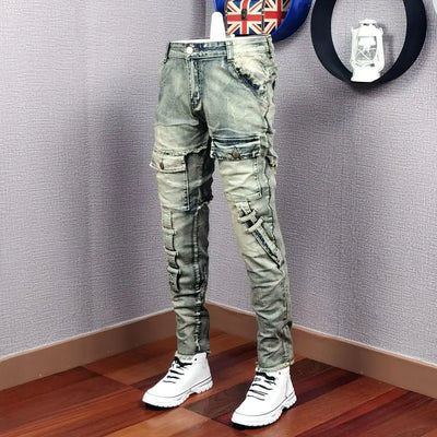 Men Pocket Jeans