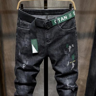 Men Streetwear Denim