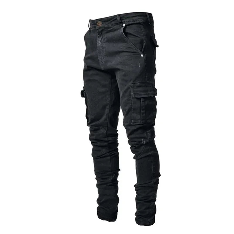 Men Cargo Denim