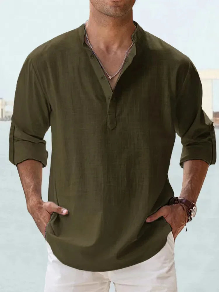 Men Linen Top