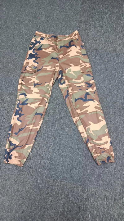 Women Camouflage Cargo