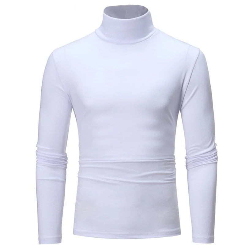 Men Thin Mock Neck