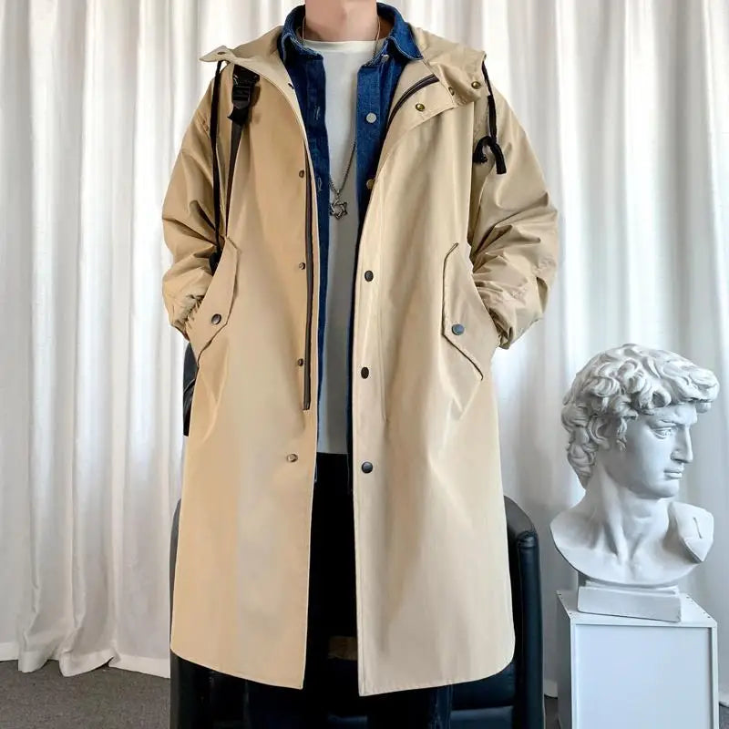 Men Oversized Raincoat