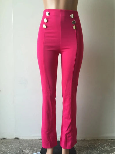 Women Button Trousers