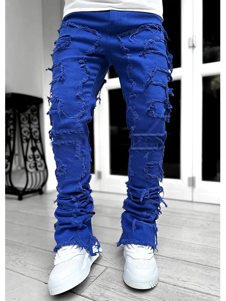 Men Distressed Jeans