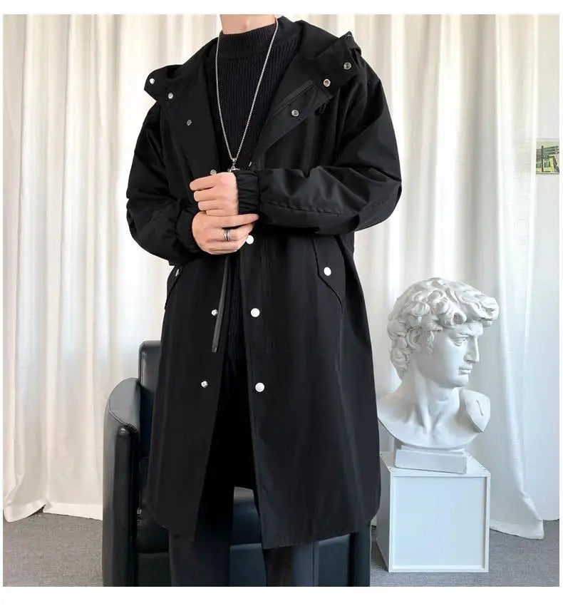 Men Oversized Raincoat