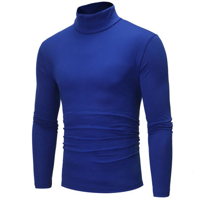 Men Thin Mock Neck