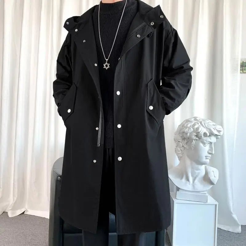 Men Oversized Raincoat