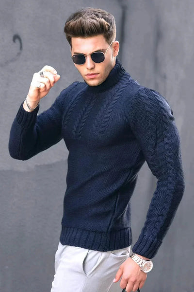 Men Wool Turtleneck