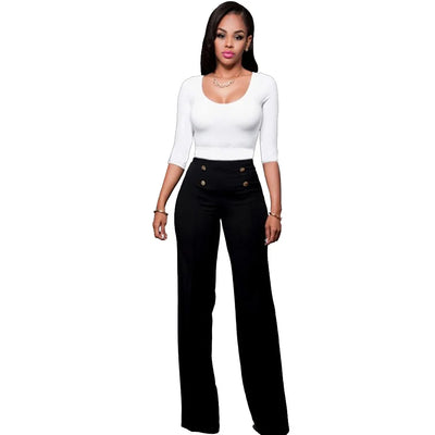 Women Button Trousers