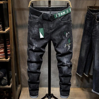 Men Streetwear Denim