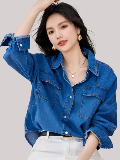 Women Denim Blouse