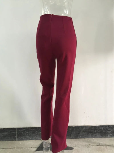 Women Button Trousers