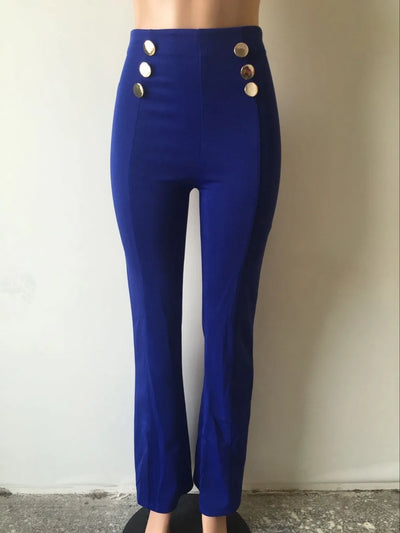 Women Button Trousers