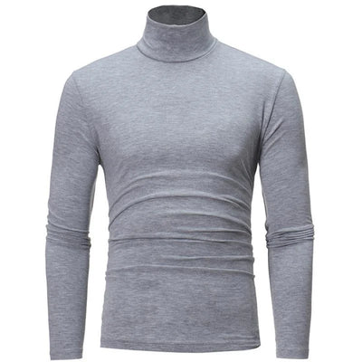 Men Thin Mock Neck