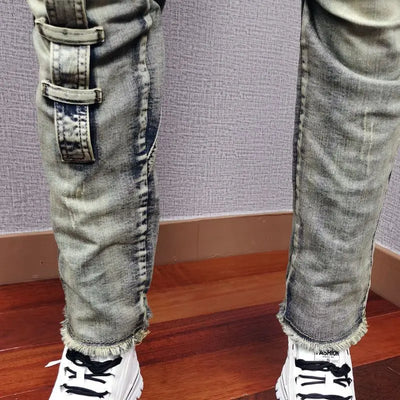 Men Pocket Jeans