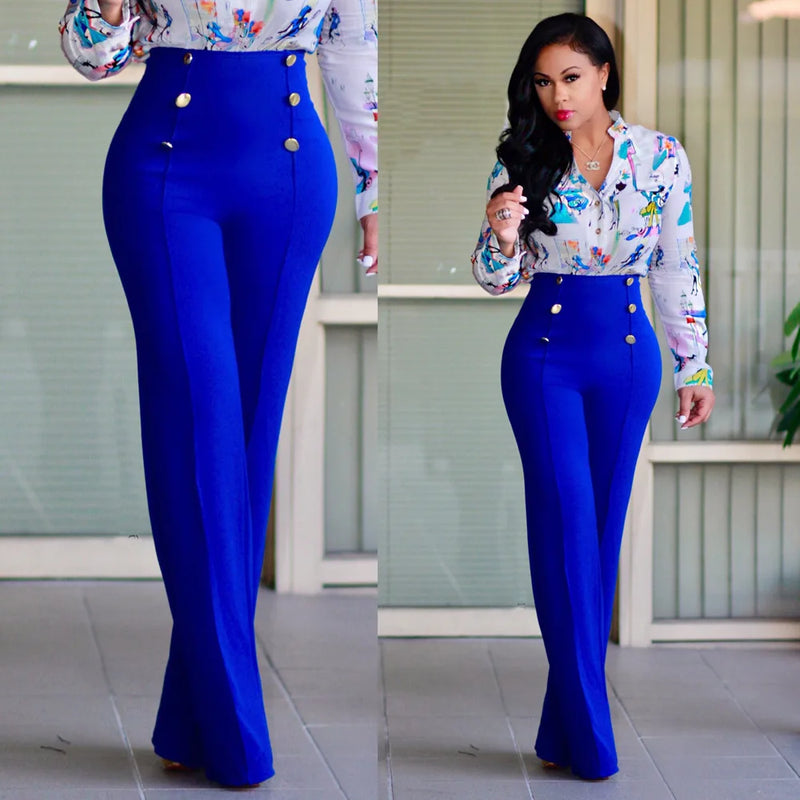 Women Button Trousers