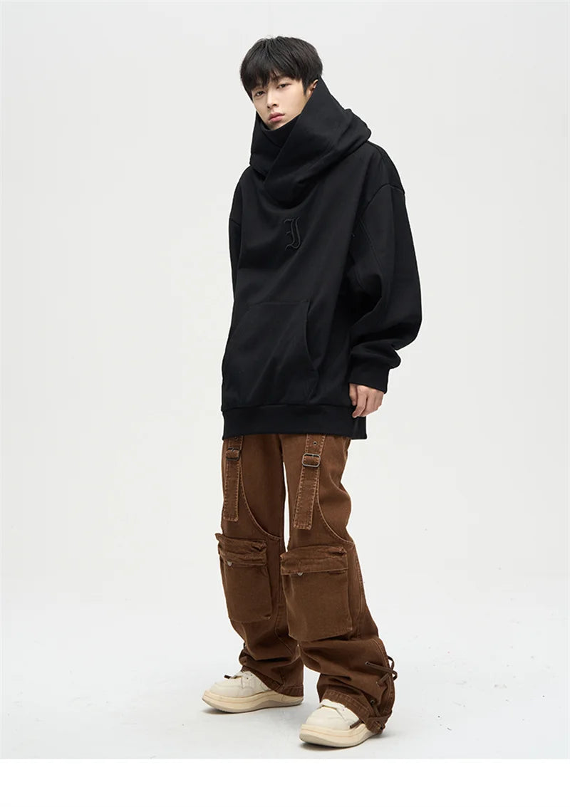 Men Turtleneck Hoodie