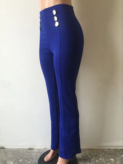 Women Button Trousers