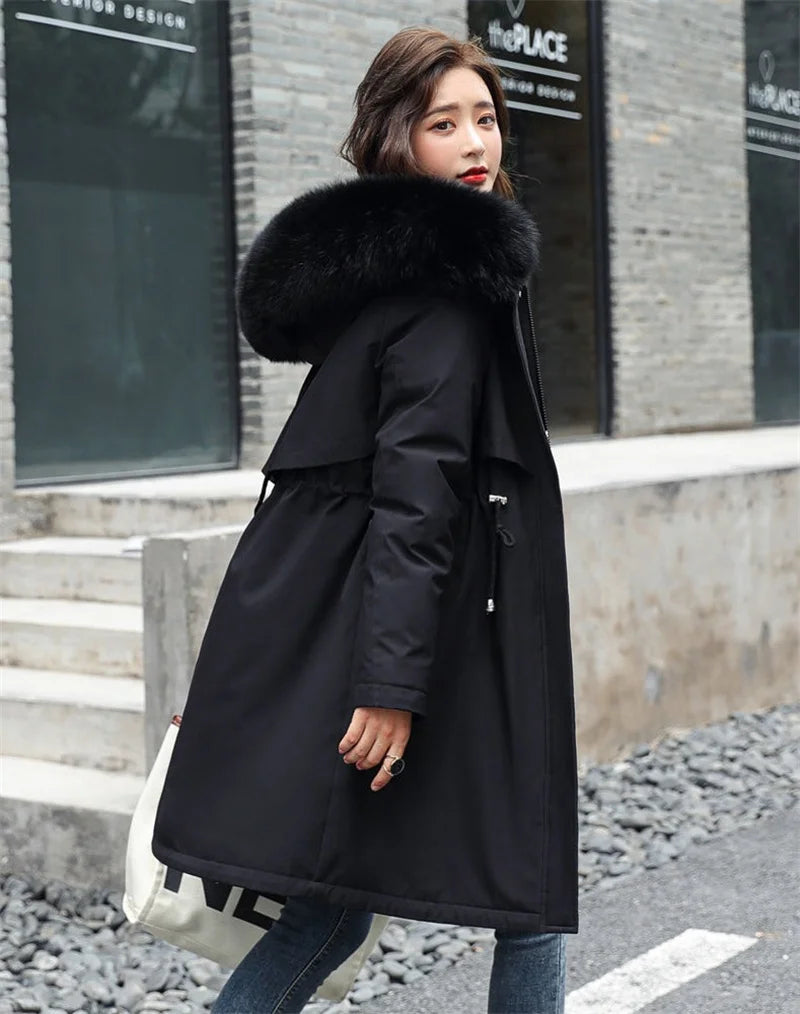 Women Wool-Lined Parka