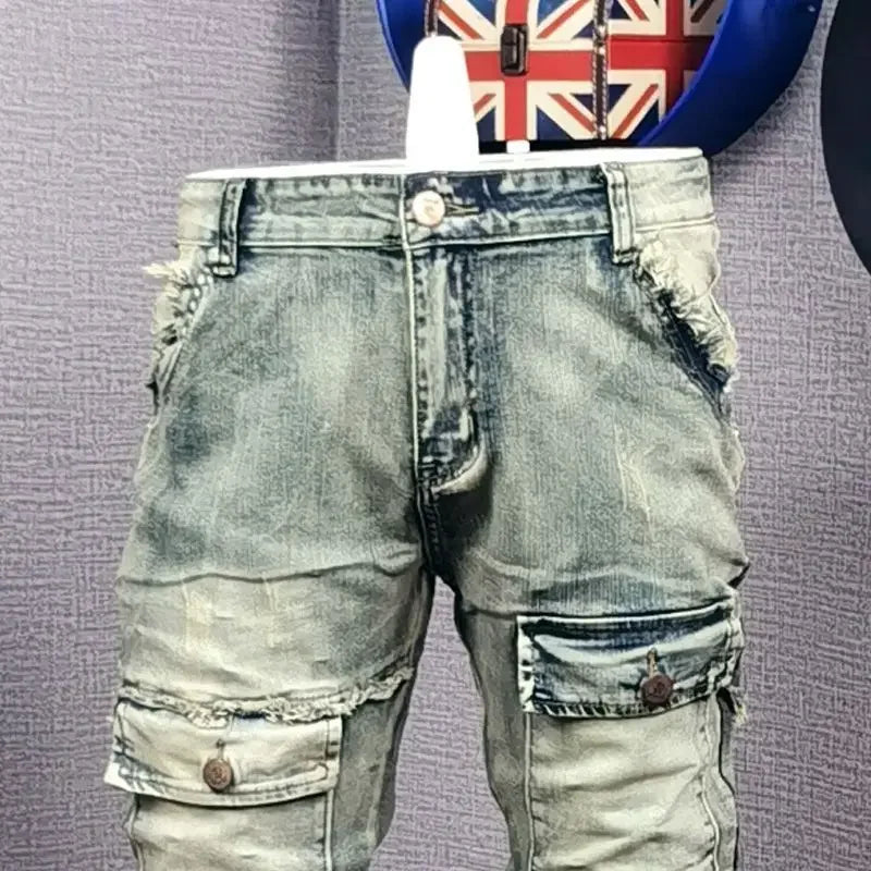 Men Pocket Jeans