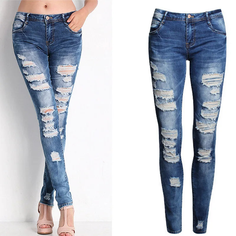 Women Ripped Jeans