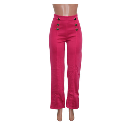 Women Button Trousers