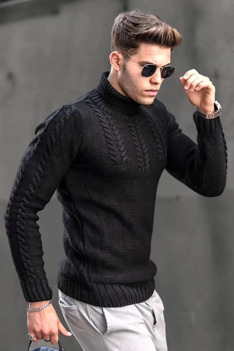 Men Wool Turtleneck