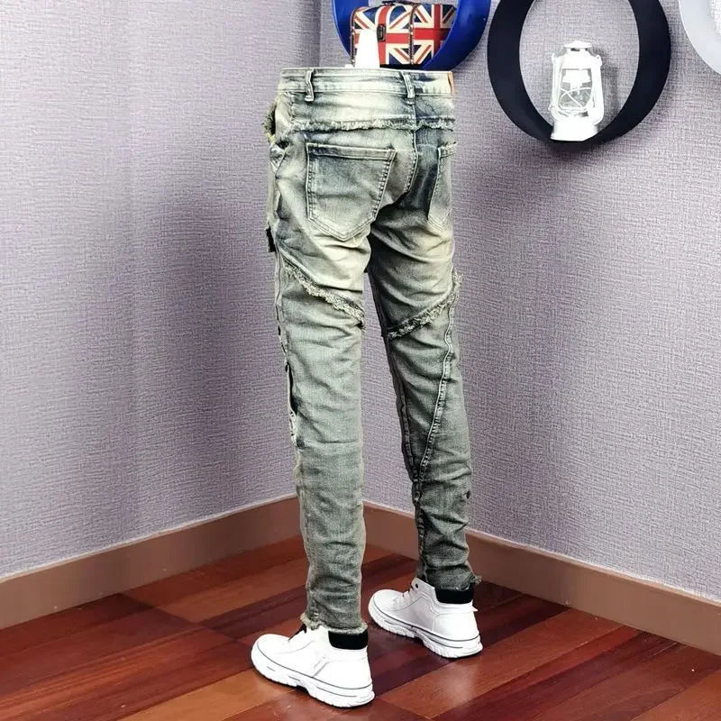 Men Pocket Jeans