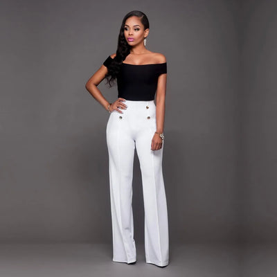 Women Button Trousers